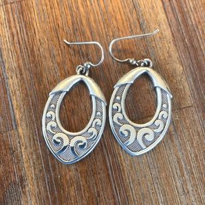 Celtic silver earrings.